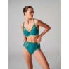 Culotte taille haute verte – Simone Pérèle Opaline | Félicià Intima