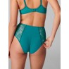 Culotte taille haute verte – Simone Pérèle Opaline | Félicià Intima