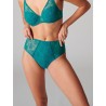 Culotte taille haute verte – Simone Pérèle Opaline | Félicià Intima