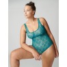 Body dentelle vert émeraude – Simone Pérèle Opaline | Félicià Intima