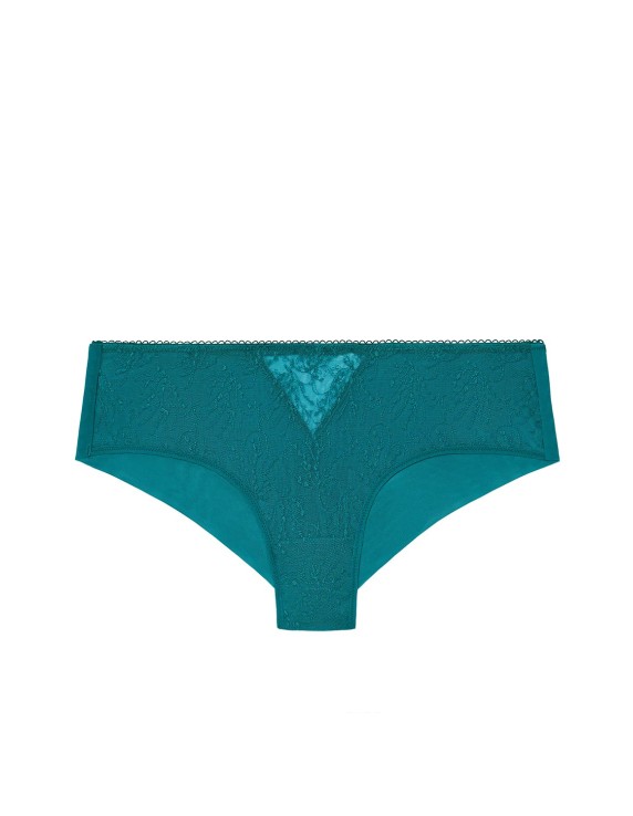 Shorty dentelle vert émeraude – Simone Pérèle Opaline | Félicià Intima