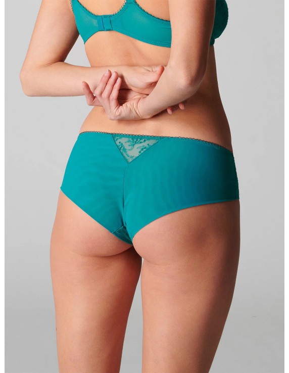 Shorty dentelle vert émeraude – Simone Pérèle Opaline | Félicià Intima