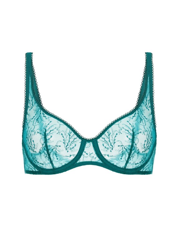 Soutien-gorge armatures vert émeraude – Simone Pérèle Opaline | Félicià Intima
