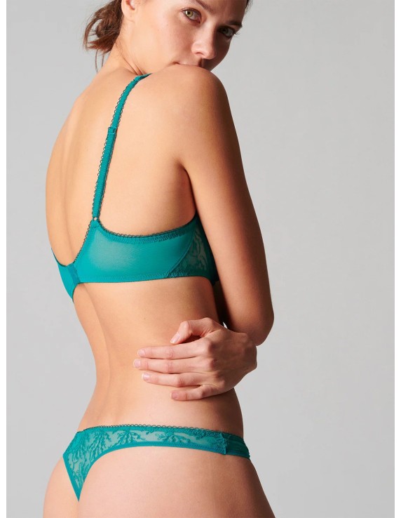Soutien-gorge armatures vert émeraude – Simone Pérèle Opaline | Félicià Intima