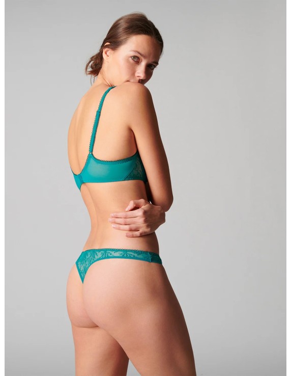 Soutien-gorge armatures vert émeraude – Simone Pérèle Opaline | Félicià Intima