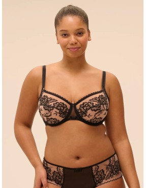 Soutien-gorge brodé effet tatouage – Simone Pérèle Romance | Félicià Intima