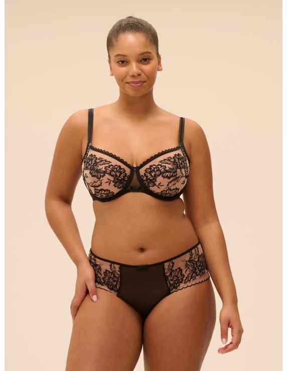 Soutien-gorge brodé effet tatouage – Simone Pérèle Romance | Félicià Intima
