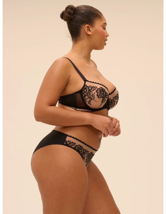 Culotte tulle brodé effet tatouage – Simone Pérèle Romance | Félicià Intima