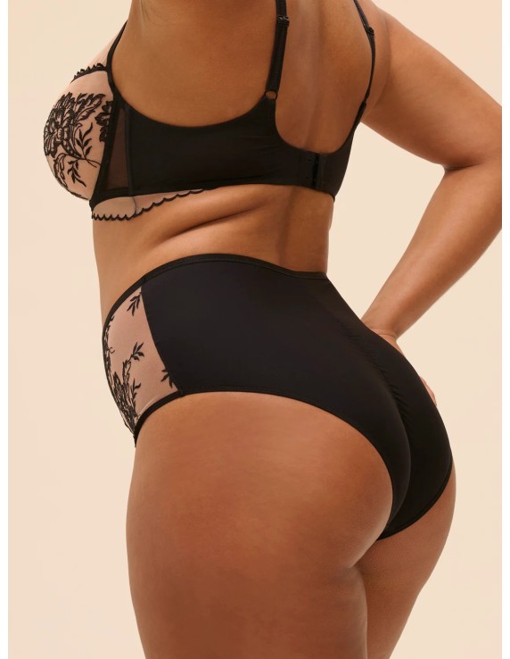 Culotte taille haute tulle brodé – Simone Pérèle Romance | Félicià Intima