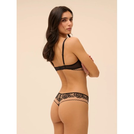 Tanga brodé effet tatouage – Simone Pérèle Romance | Félicià Intima