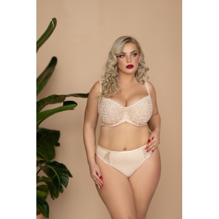 Culotte classique Betty coloris Coffee – dentelle douce et confort absolu