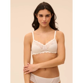 Soutien-gorge sans armatures structuré – Simone Pérèle Caresse (coloris naturel)
