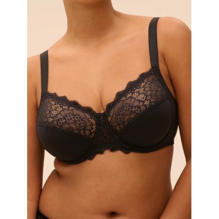 Soutien-gorge emboîtant noir – Simone Pérèle Caresse | Félicià Intima