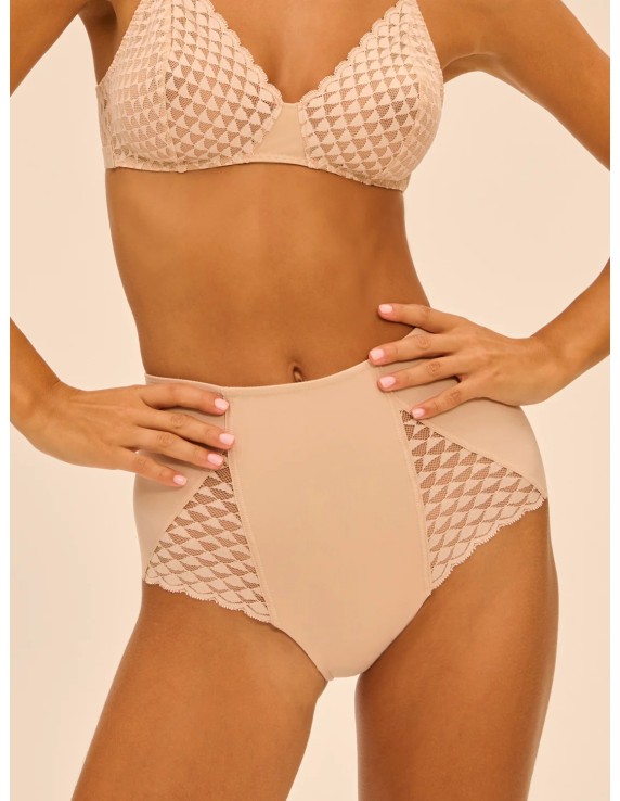 Culotte taille haute gainante – Subtile peau rosée | Félicià Intima Culotte taille haute gainante – Subtile peau rosée | Félicià Intima