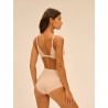 Culotte taille haute gainante – Subtile peau rosée | Félicià Intima