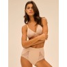 Culotte taille haute gainante – Subtile peau rosée | Félicià Intima