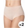 Pack 2 culottes Esencial Janira – Noir, blanc ou dune