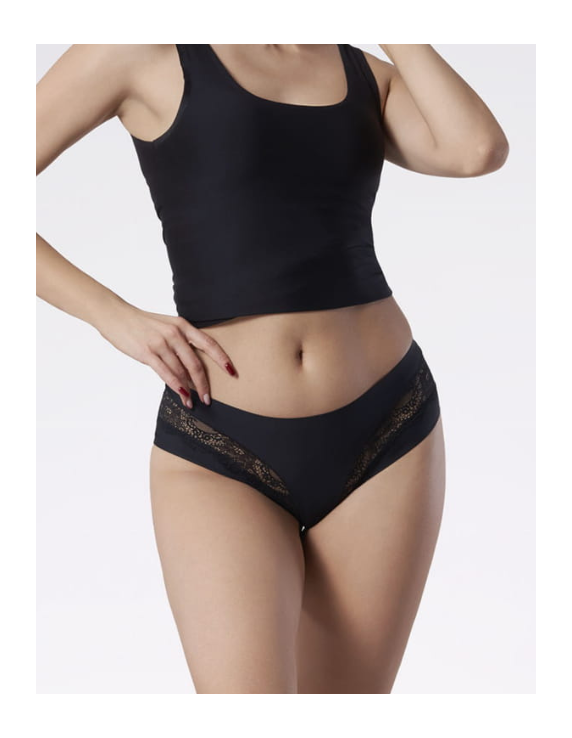 Brésilien en dentelle noire Kiss Brasil – invisible, sexy et raffiné