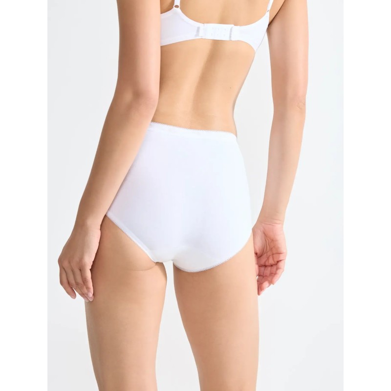 Lot de 4 culottes Basic+ blanc – Sloggi | Félicià Intima