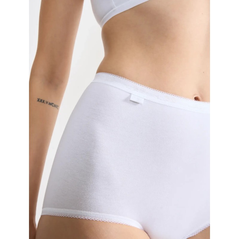 Lot de 4 culottes maxi Basic+ blanc – Sloggi (3 + 1 offerte)
