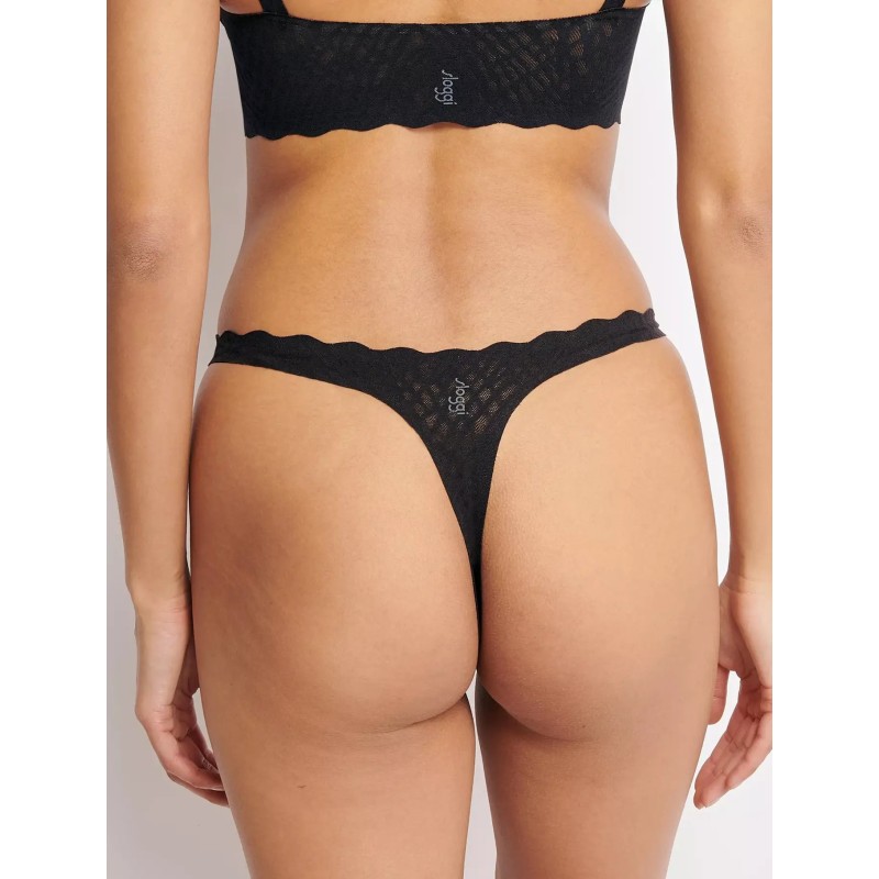 String dentelle noir – Sloggi Zero Feel Bliss (XS–XXL) | Félicià Intima