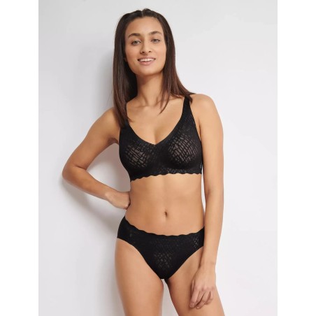 Soutien-gorge bralette noir – Sloggi Zero Feel Bliss (XS–XXL) | Félicià Intima