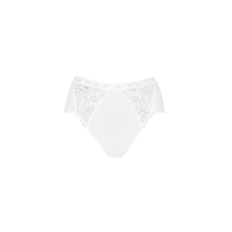 Culottes midi Sloggi Chic – Lot de 4 blanches | Félicià Intima