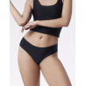 Tanga brésilien noir – dentelle raffinée et invisibilité parfaite
