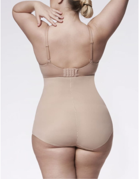 Culotte gainante taille ultra haute 241 Basic – beige invisible sous la poitrine