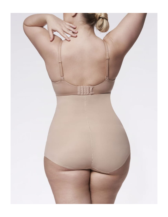 Culotte gainante taille ultra haute 241 Basic – beige invisible sous la poitrine
