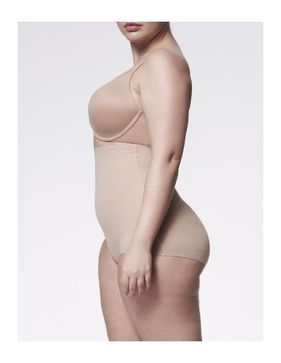Culotte gainante taille ultra haute 241 Basic – beige invisible sous la poitrine