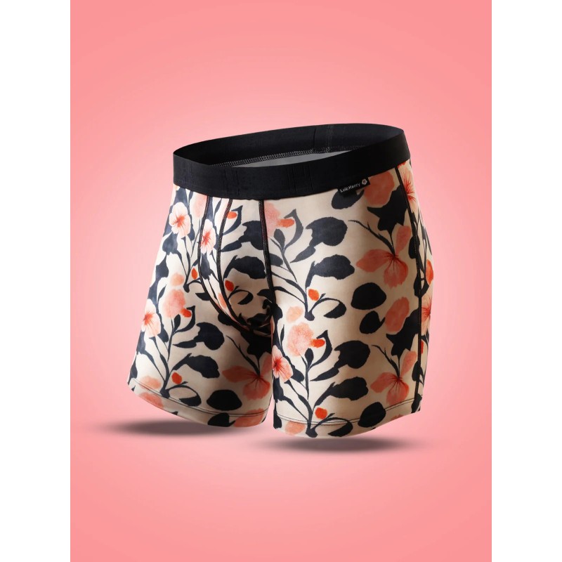 Boxer Polyester Sakura – motif floral Japonais | Loïc Henry