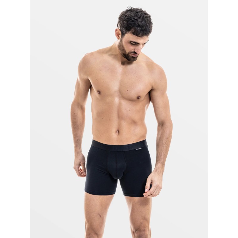 Boxer coton All Black – Loïc Henry KBD001N2 | Sous-vêtement homme Boxer coton All Black – Loïc Henry KBD001N2 | Sous-vêtement homme