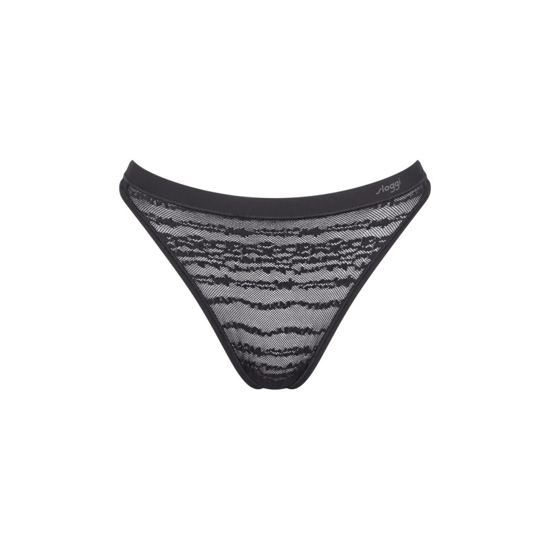 Sloggi Free Evolve String Lace – string femme dentelle noire