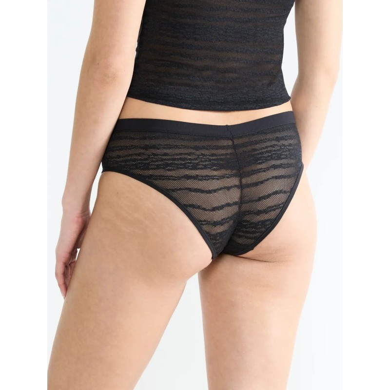 Slip / Hipster Free Evolve noir – Dentelle stretch Sloggi
