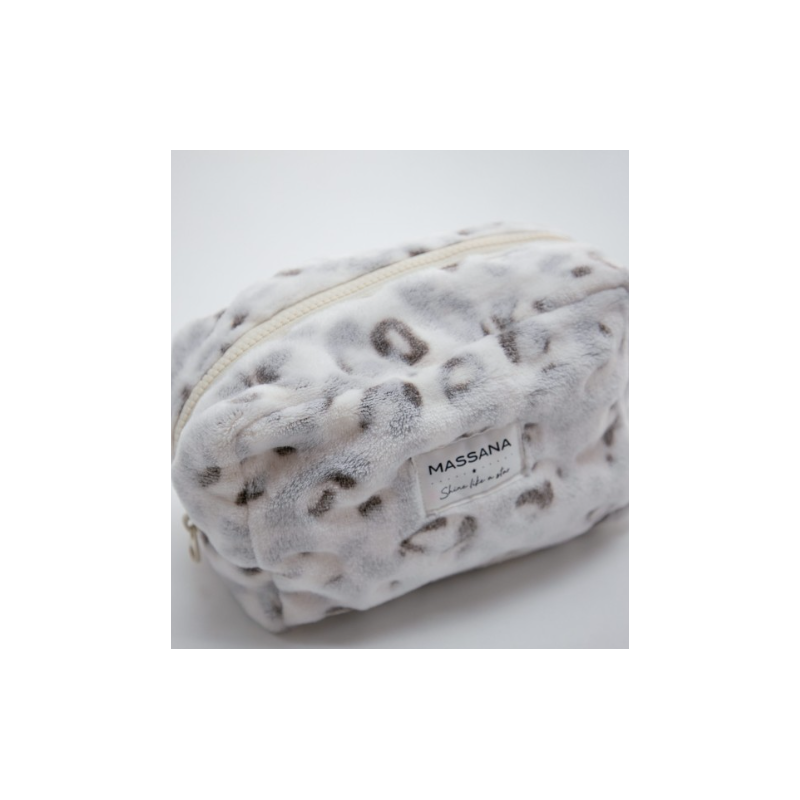 Trousse polaire blanc léopard – Massana