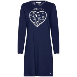 Liquette Aspen Ski bleu coeurs – Pastunette